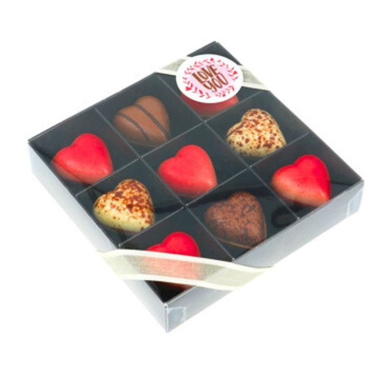 Doosje Chocolade Hartjes